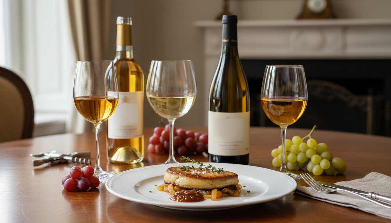 découvrez notre guide complet pour choisir le vin parfait qui sublimera votre foie gras, avec des suggestions de variations pour tous les goûts.