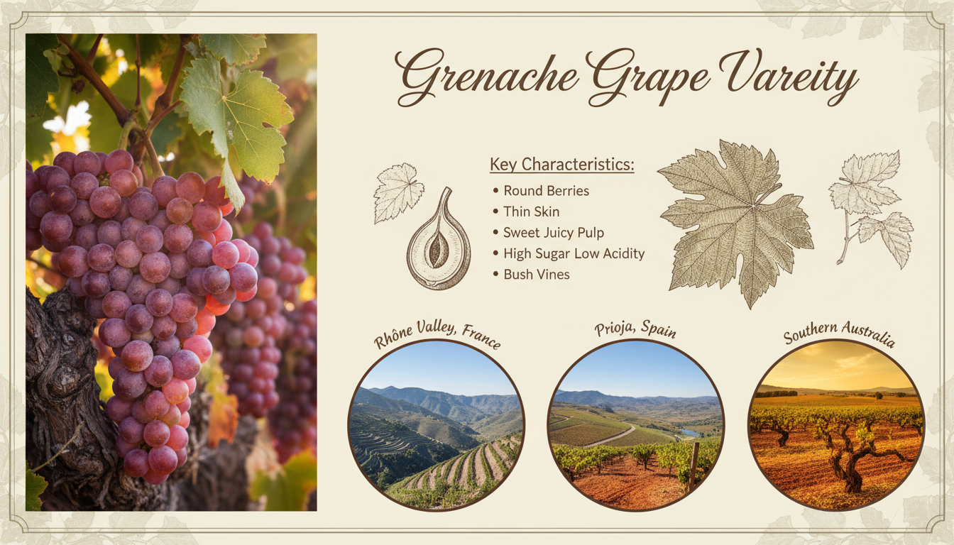 découvrez tout sur le cépage grenache : ses caractéristiques uniques, ses saveurs, et les terroirs où il s'épanouit pour produire des vins d'exception.